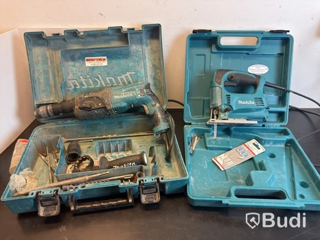 Elverktyg Makita, borrhammare och sticksåg