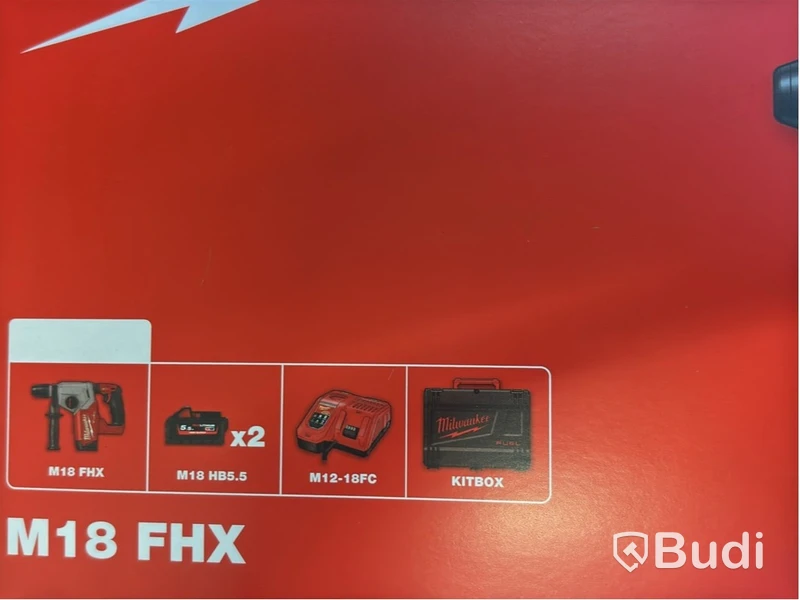 BORRHAMMARE MILWAUKEE M18 FHX, 2,5 J, SDS-PLUS