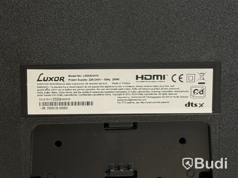 TV Luxor, LX6540UHD, 65 tum inkl. väggfäste