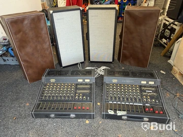 Mixerbord & högtalare (Vintage)