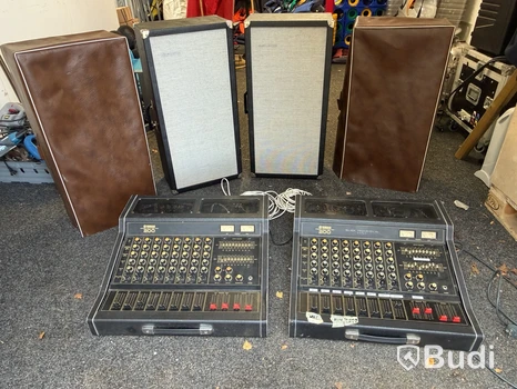 Mixerbord & högtalare (Vintage)