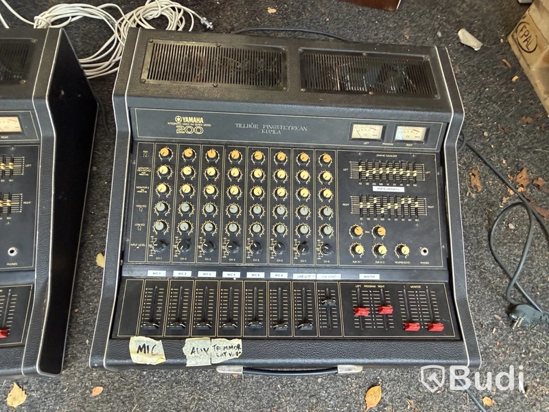 Mixerbord & högtalare (Vintage)