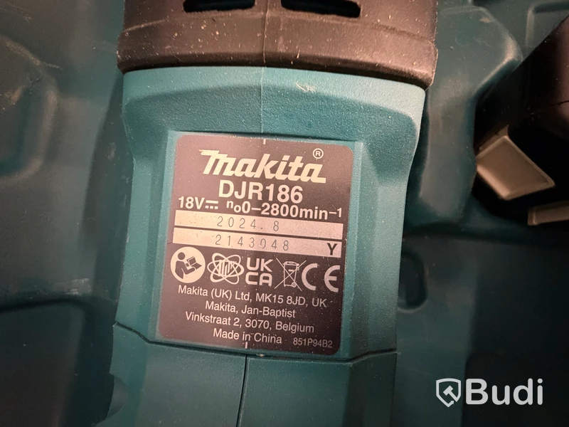 Tigersåg Makita DJR186, 18 V