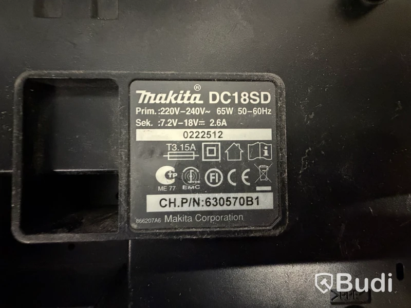 Lamellfräs Makita DPJ180, 18 V