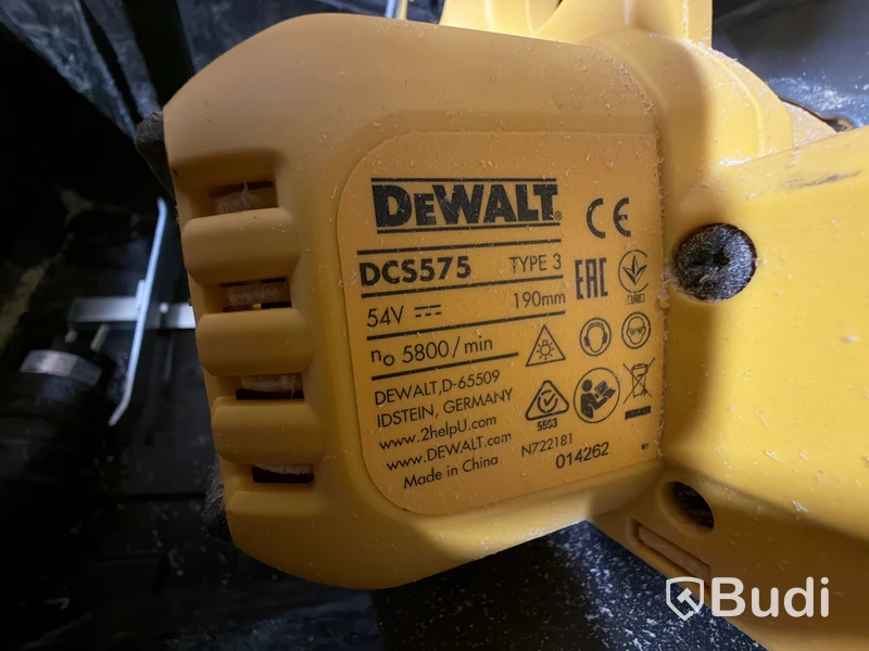DeWalt DCS575 Circular Saw, 54 V