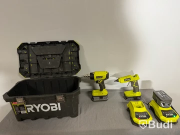 Batteriverktyg Ryobi, varmlufts- och limpistol