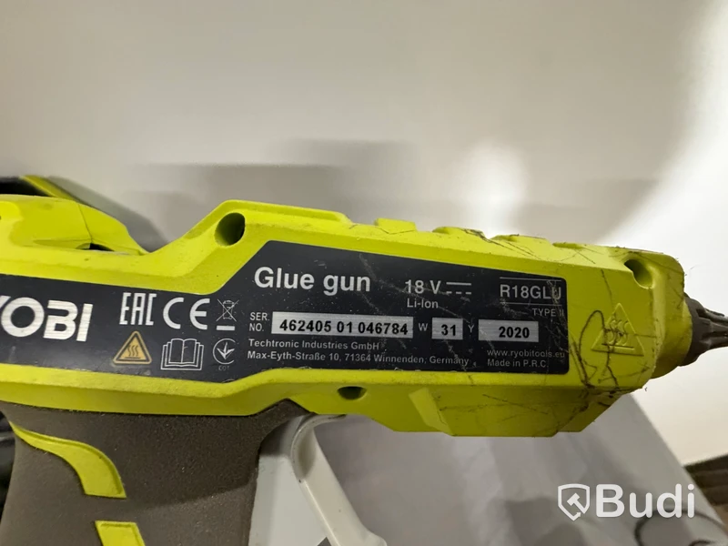 Batteriverktyg Ryobi, varmlufts- och limpistol