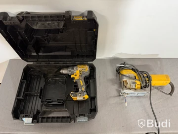 Borrskruvdragare DeWalt XR och sticksåg DW323-QS OBS DEFEKTA