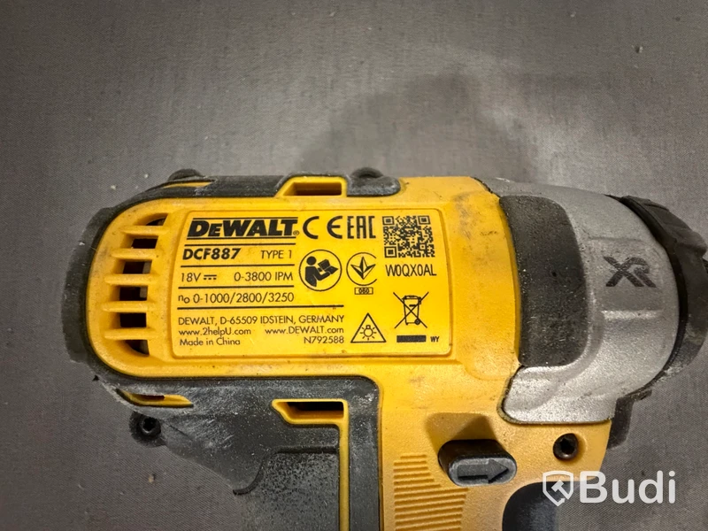 DeWalt DCF887 Impact Driver, 18V
