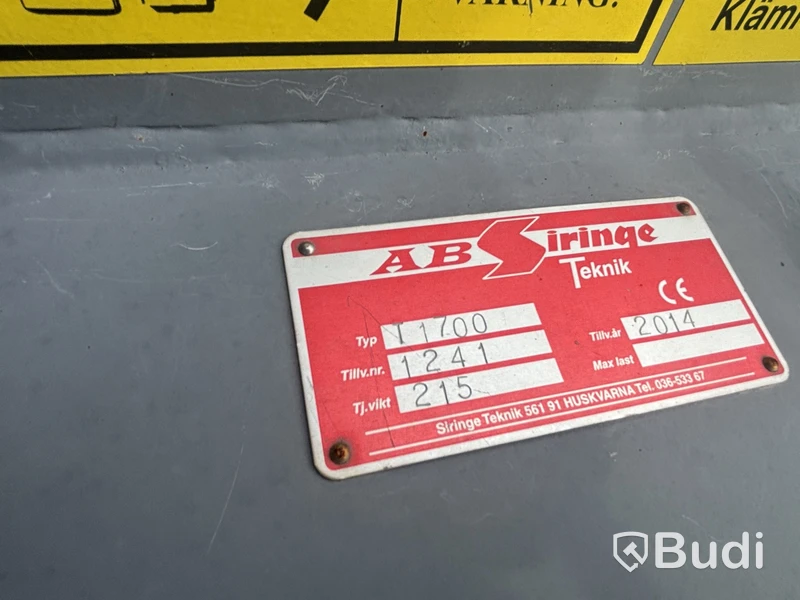 Redskapsbärare Belos Trans Pro 3440 med redskap, 1235 tim