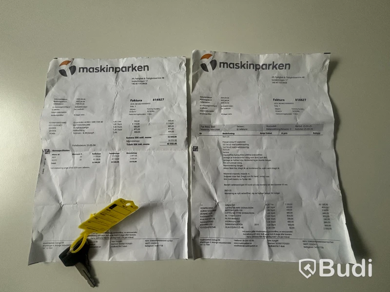 Redskapsbärare Belos Trans Pro 3440 med redskap, 1235 tim