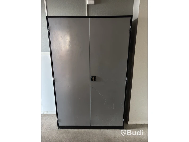 Metal storage cabinet, grey