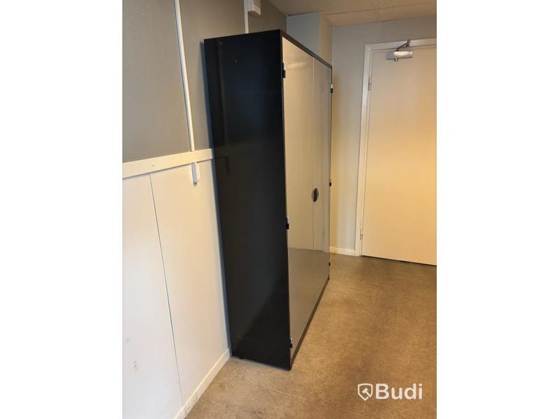 Metal storage cabinet, grey