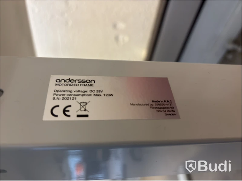 Höj- och sänkbart skrivbord Andersson inkl. Kontorsstol