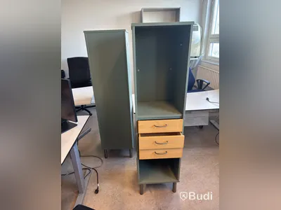 3 st. Bokhyllor och lådor inkl. 2 st. fläktar