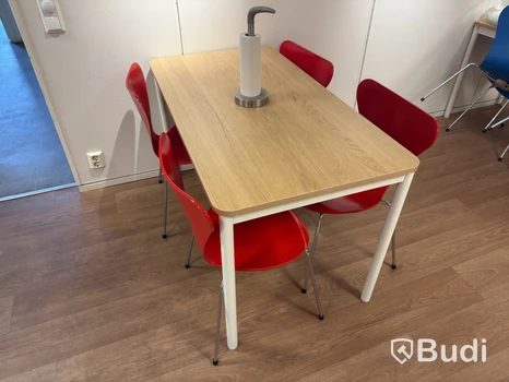 Bord Ikea inkl. 4 st. stolar Fritz Hansen