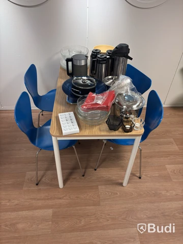 Bord Ikea inkl. 4 st. stolar Fritz Hansen