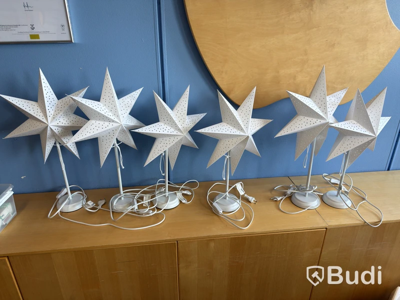 6 pcs. Advent stars, Clas Ohlson