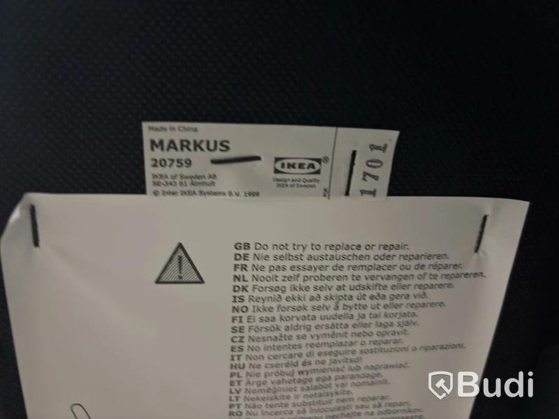 Höj- och sänkbart skrivbord inkl. Kontorsstol
