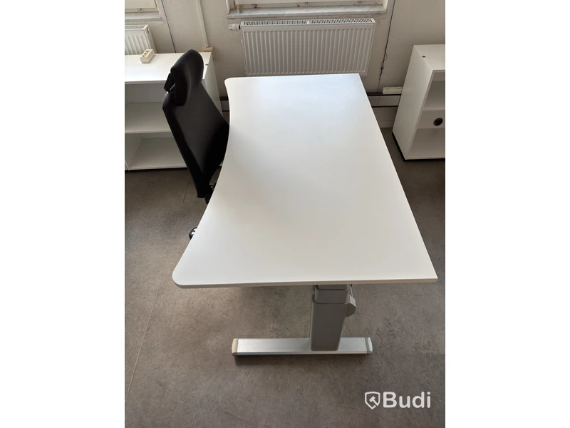 Höj- och sänkbart skrivbord inkl. kontorsstol Optimum