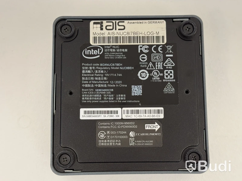 3 st. Minidatorer Intel NUC8i7BEH