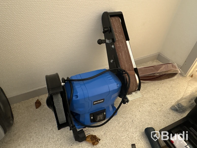 Verktygspaket med bänkslip och dammsugare