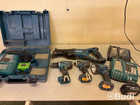 Verktygskit Makita, 4 maskiner