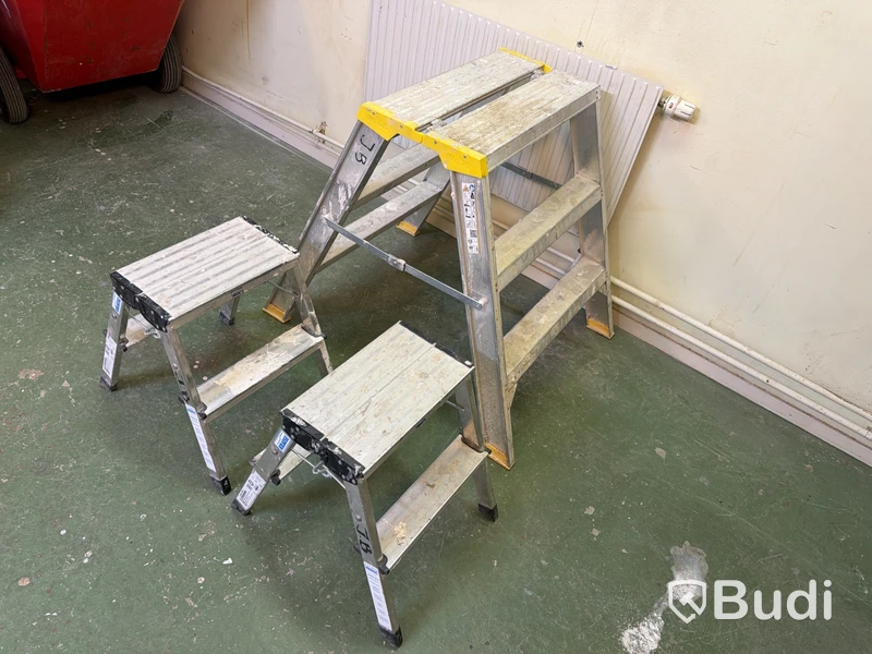 Step stools, Wibe W55 and 2 Krause