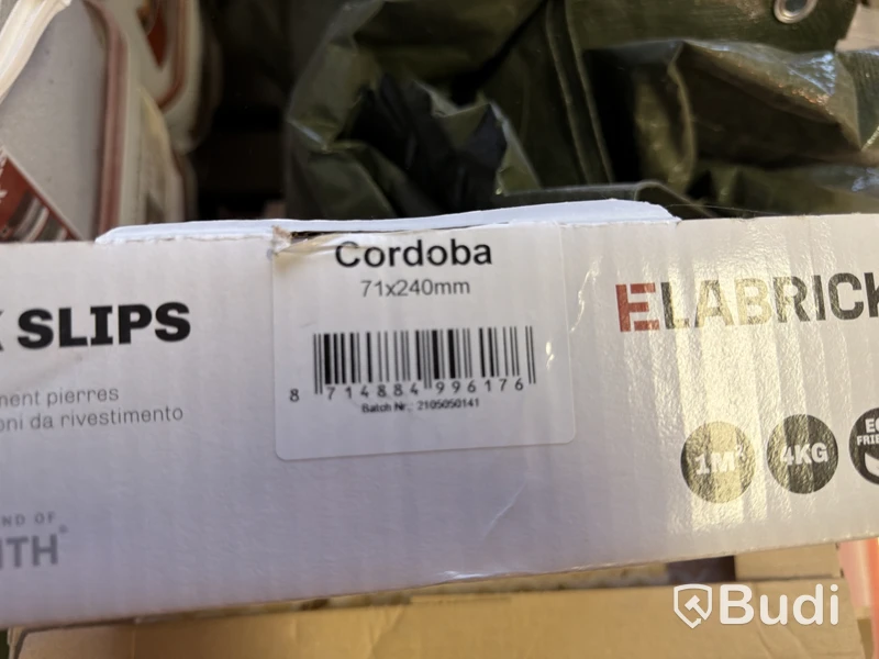 Tegelstensplattor Elabrick Cordoba, 71 x 240 mm, ca 20m2