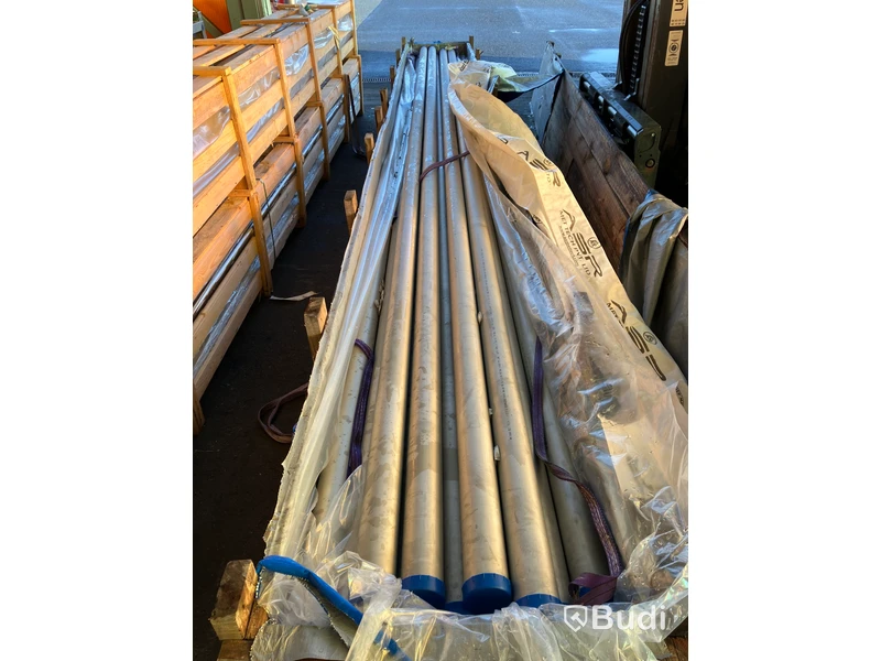 255 stainless steel tubes 84 × 2 mm – 304/304L – total 1,530 metres