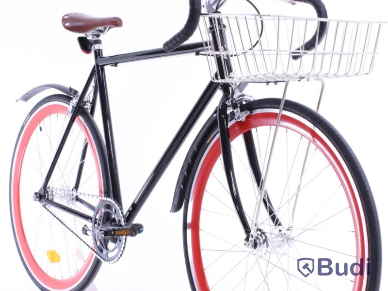 Stålhästen, single speed med framkorg