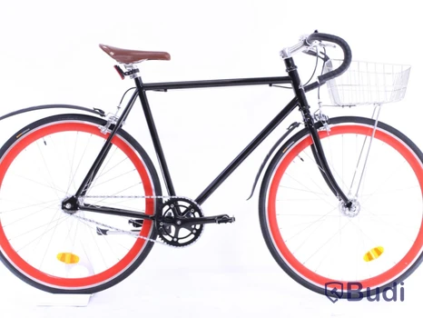 Stålhästen, single speed med framkorg