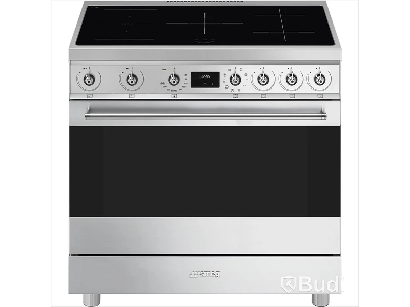 Smeg induction cooker 90x60 cm stainless steel Classic C9IMX2
