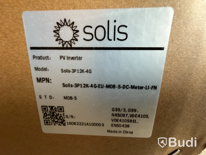 Solar inverter, Solis 3P12K-4G, 12 kW