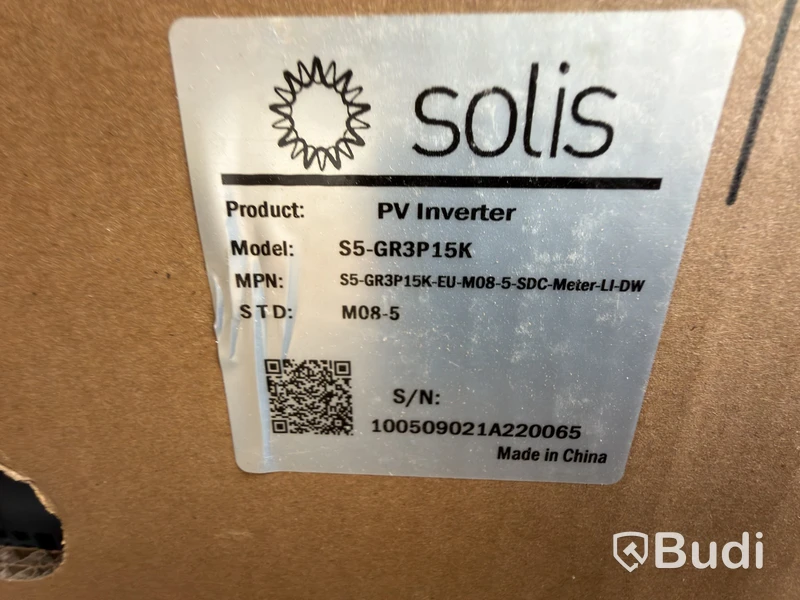 Solis S5-GR3P15K Inverter, 15 kW