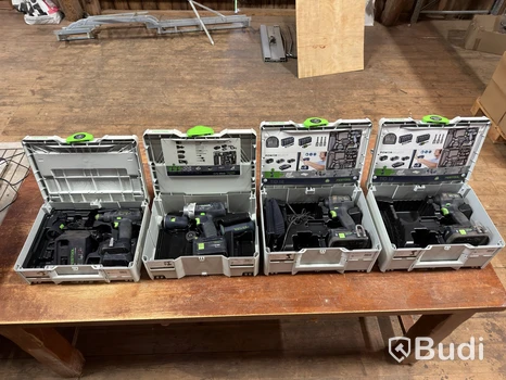 Parti Festool skruvdragare, 6 st