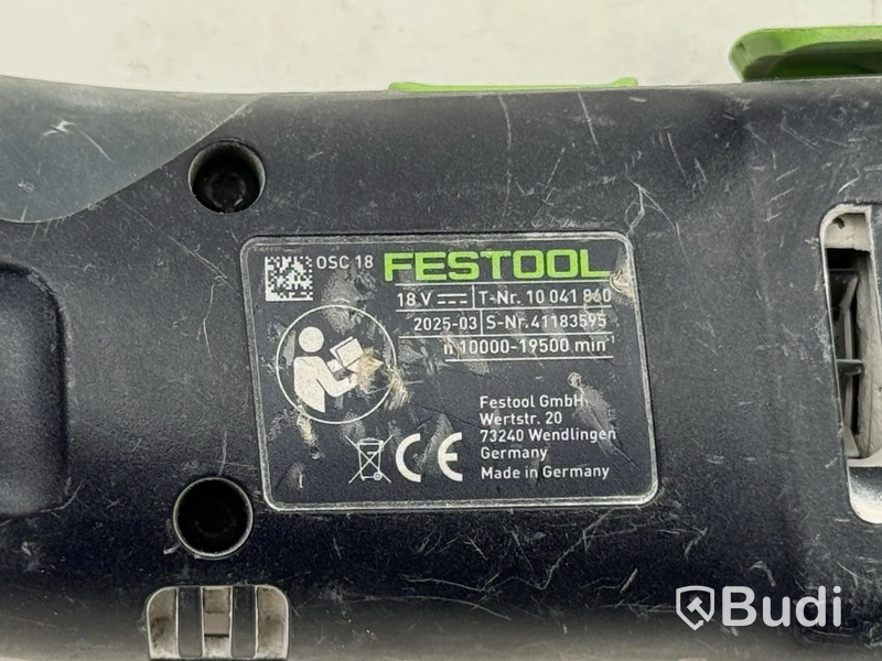 Multiverktyg Festool OSC 18 inkl. förvaringsväska