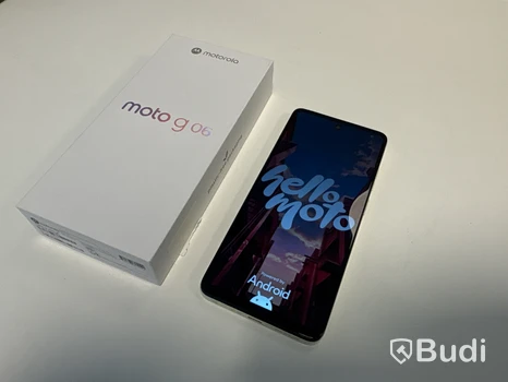 Mobiltelefon Motorola moto g06, ljusgrön