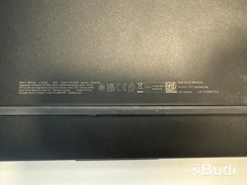 Laptop HP 15-fc0867no, Ryzen 7