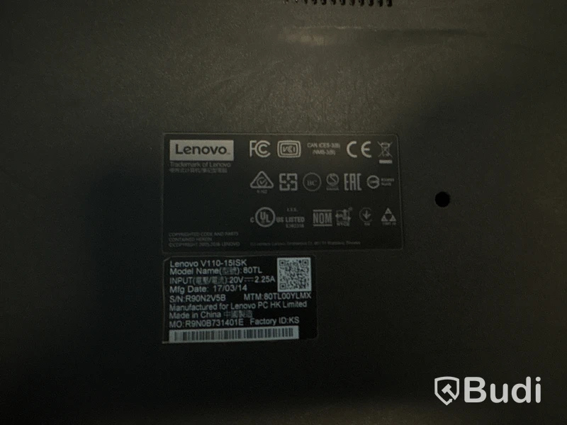 Lenovo V110-15ISK laptop, Core i5