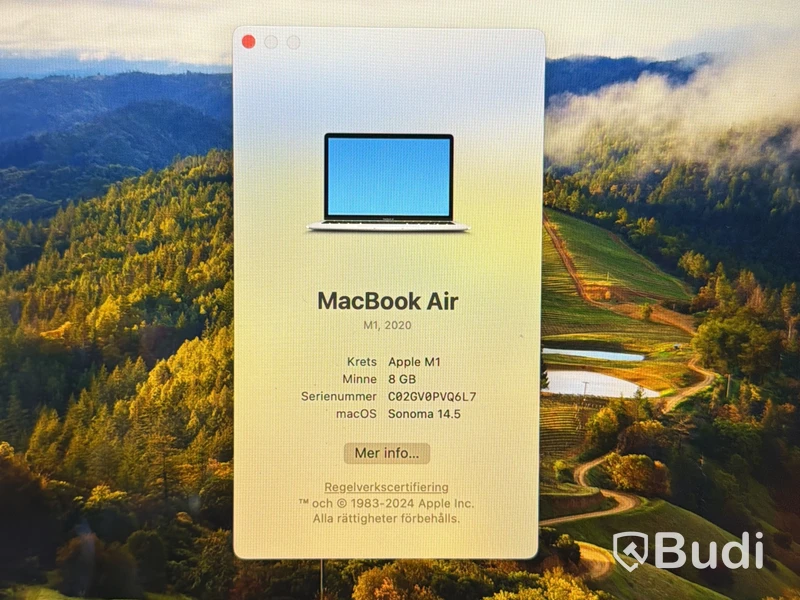 Apple MacBook Air M1 Laptop, 2020, 8 GB
