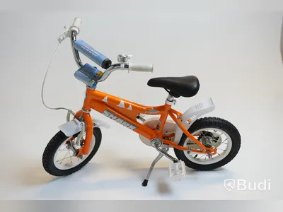 (NEW) Shark BMX bike, 12-inch wheels, 6-inch frame, mango