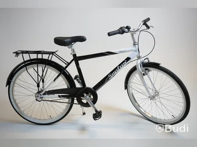 Cykel Svalan, City3, hjul 24 tum, ram 14 tum, vit/svart