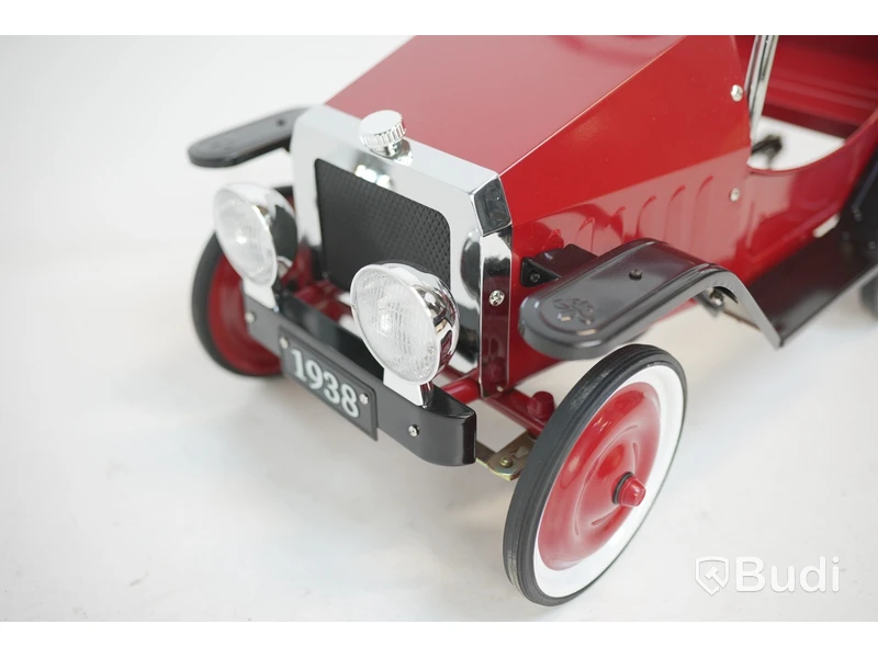(NEW) Sleipner Pedal Car, Classic Car 1938, red.