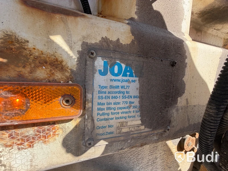 Sopbil Volvo FE 4X2 med Joab Anaconda 15,2 m3 aggregat -2017