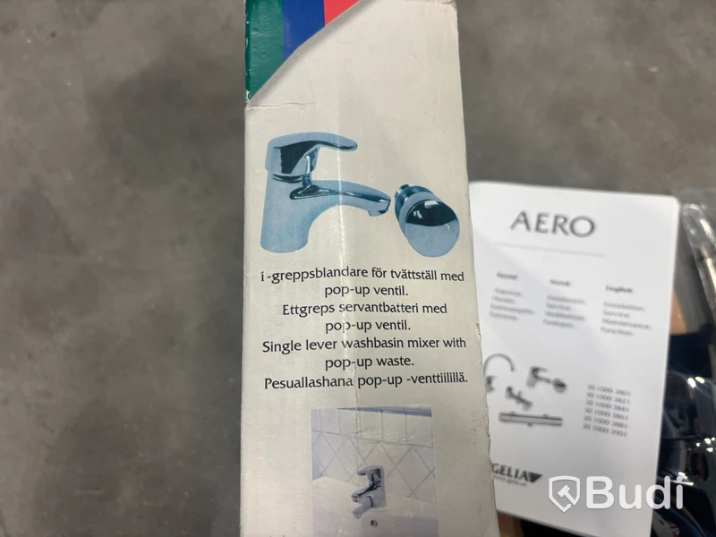 2 pcs. Aero basin mixer taps, chrome