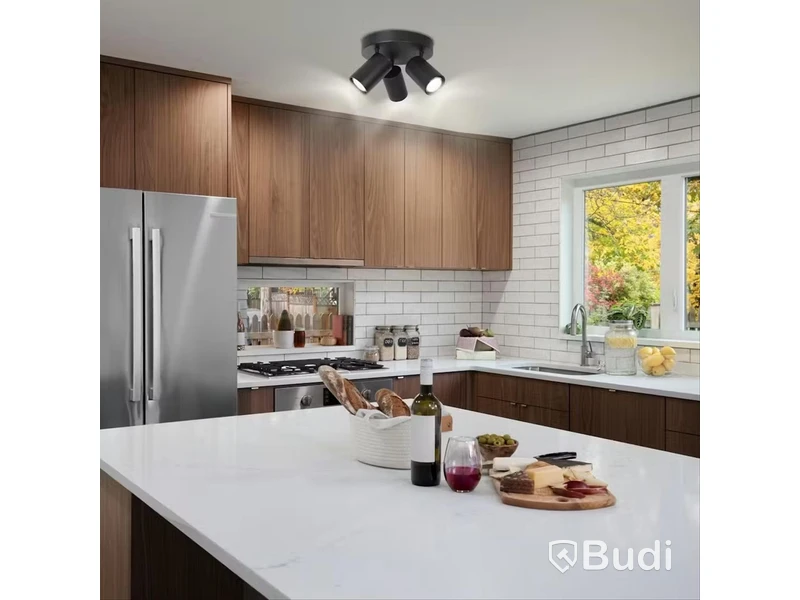 2 ST. TAKLAMPA GELIA ÄLÖ RONDELL 3 SPOT SVART
