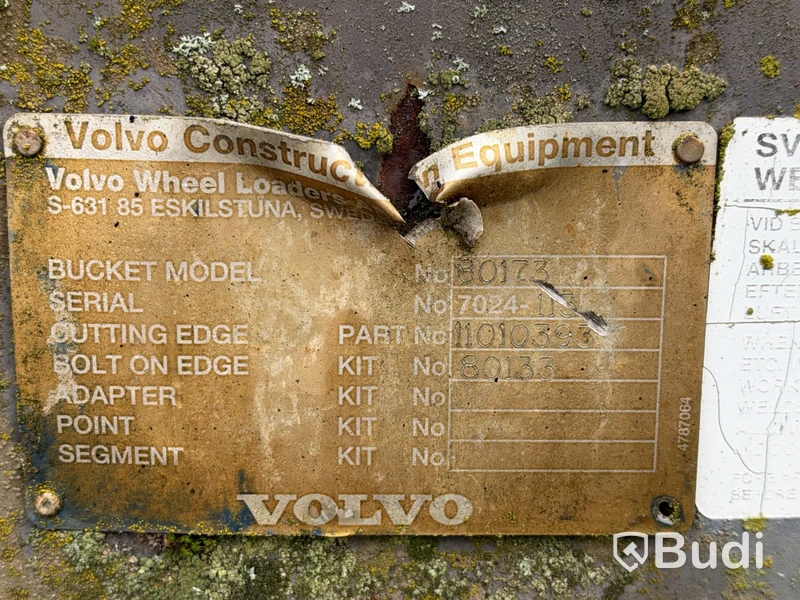 Volvo BM loader bucket