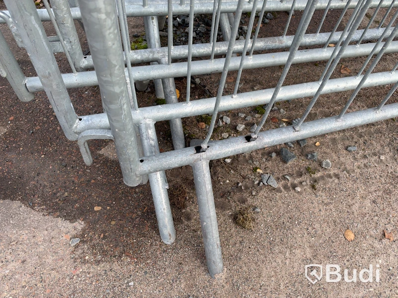 Crowd control barriers | 10 pcs