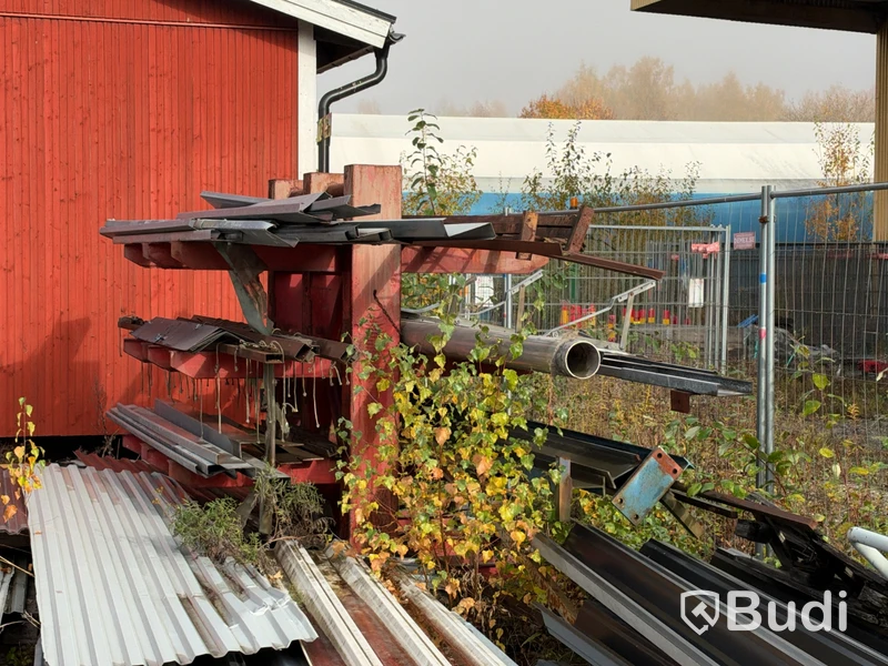 Stålprofiler, profilerad plåt & materialställ